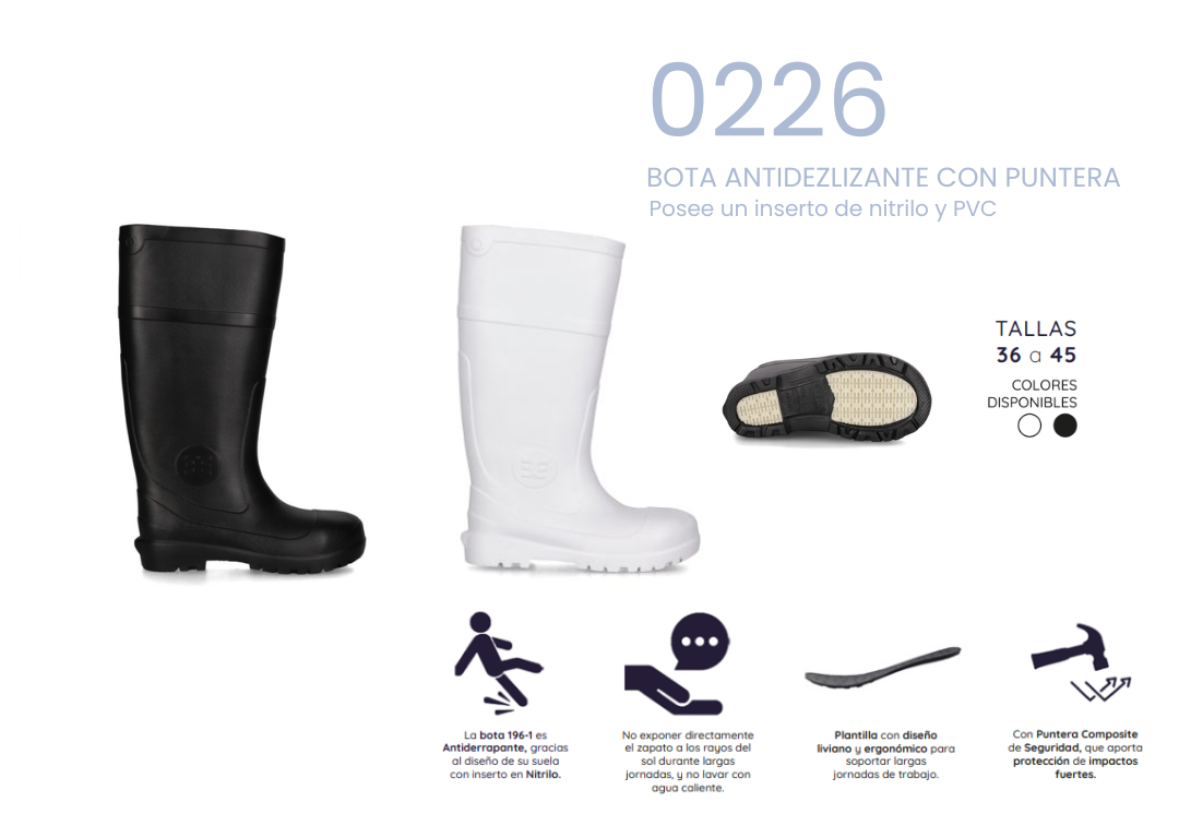 Bota Antideslizante 0226